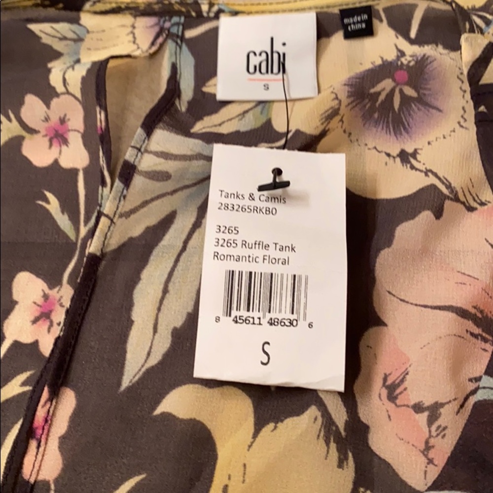 NWT Cabi Ruffle Tank size small - Picture 5 of 8